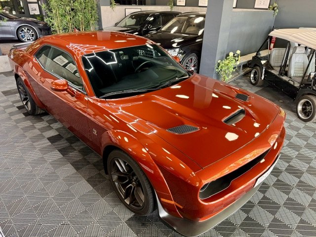Orange Dodge Challenger